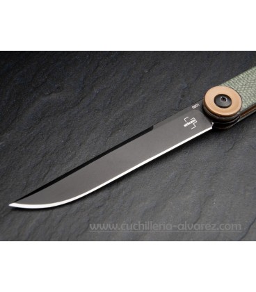 Navaja Boker Plus KAIZEN Green Canvas Micarta 01BO391
