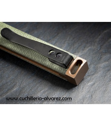 Navaja Boker Plus KAIZEN Green Canvas Micarta 01BO391