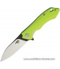 Navaja BESTECH Beluga Linerlock G10 verde neon BTKG11F1