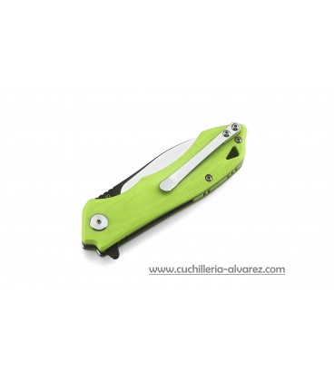 Navaja BESTECH Beluga Linerlock G10 verde neon BTKG11F1