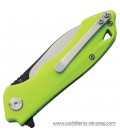 Navaja BESTECH Beluga Linerlock G10 verde neon BTKG11F1