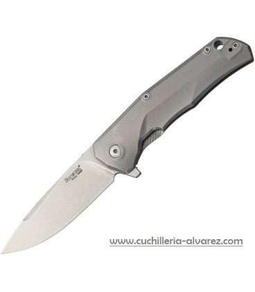 Navaja Lionsteel TRE GY FULL TITANIUM GREY