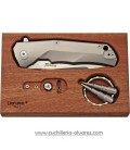 Navaja Lionsteel TRE GY FULL TITANIUM GREY