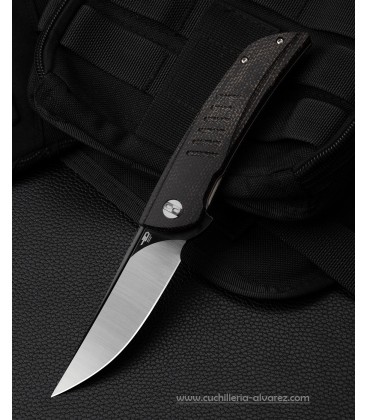 Navaja BESTECH SWIFT micarta negra Linerlock BTKG30B2