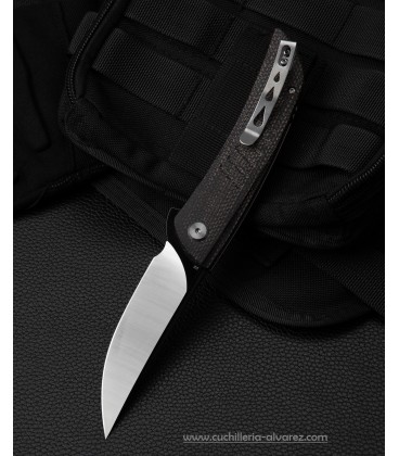 Navaja BESTECH SWIFT micarta negra Linerlock BTKG30B2