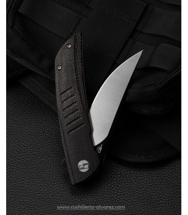 Navaja BESTECH SWIFT micarta negra Linerlock BTKG30B2