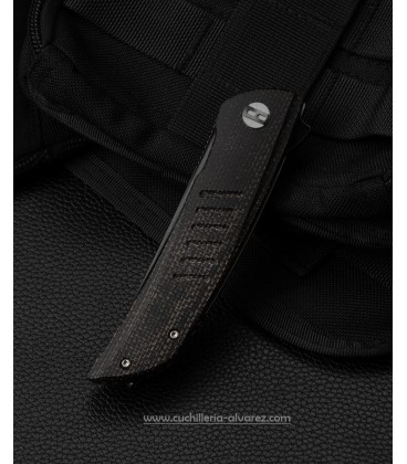 Navaja BESTECH SWIFT micarta negra Linerlock BTKG30B2
