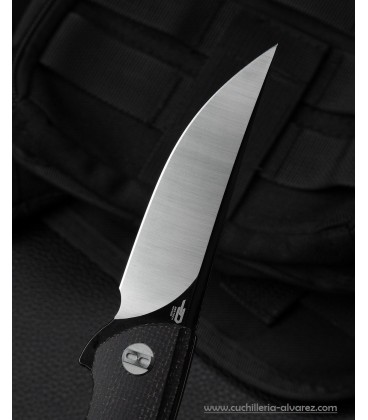 Navaja BESTECH SWIFT micarta negra Linerlock BTKG30B2