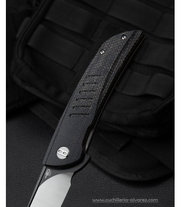 Navaja BESTECH SWIFT micarta negra Linerlock BTKG30B2