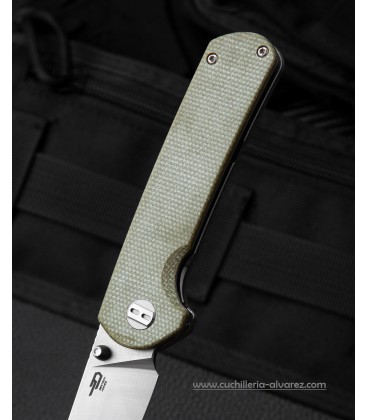 Navaja BESTECH SLEDGEHAMMER Beige Linerlock BTKG31D