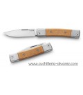 Navaja Lionsteel BESTMAN micarta natural BM1 CVN 