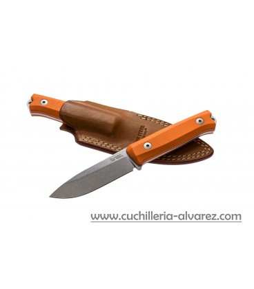 Cuchillo Lionsteel B40 GOR G10 naranja