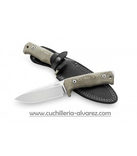 Cuchillo Lionsteel T5 CVG micarta verde