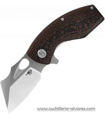 Navaja BESTECH Lizard Linerlock Black/orange BTKG39A