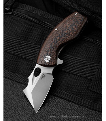 Navaja BESTECH Lizard Linerlock Black/orange BTKG39A