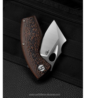 Navaja BESTECH Lizard Linerlock Black/orange BTKG39A