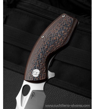 Navaja BESTECH Lizard Linerlock Black/orange BTKG39A