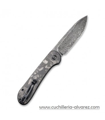 CIVIVI ELEMENTUM Linerlock Fibra de carbono marmolado CIVC2103DS3