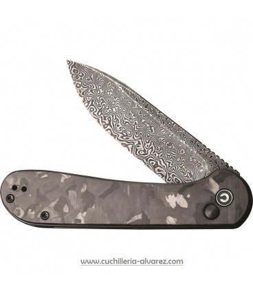 CIVIVI ELEMENTUM Linerlock Fibra de carbono marmolado CIVC2103DS3