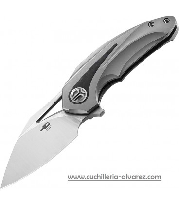 Navaja BESTECH Nuke Framelock Gray BTKT2107A