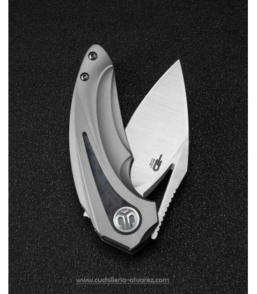 Navaja BESTECH Nuke Framelock Gray BTKT2107A