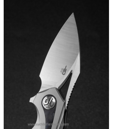 Navaja BESTECH Nuke Framelock Gray BTKT2107A