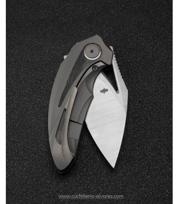 Navaja BESTECH Nuke Framelock Dark Gray BTKT2107C