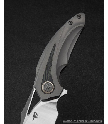 Navaja BESTECH Nuke Framelock Dark Gray BTKT2107C