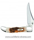 Navaja CASE KICKSTART Amber Bone Peach Seed Jig 03015