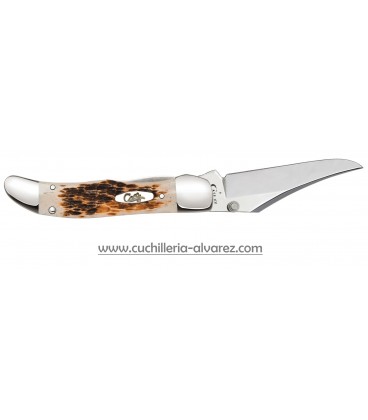 Navaja CASE KICKSTART Amber Bone Peach Seed Jig 03015