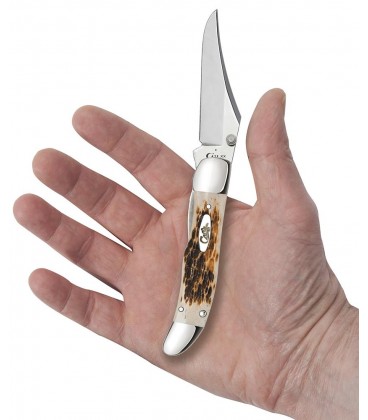 Navaja CASE KICKSTART Amber Bone Peach Seed Jig 03015