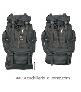 Mochila BARBARIC Negra 60L Extensible 34936-NE