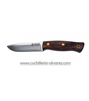 Cuchillo TAXUS KNIFE Nogal vaciado plano