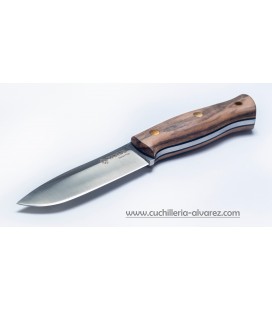 Cuchillo TAXUS KNIFE Nogal vaciado plano