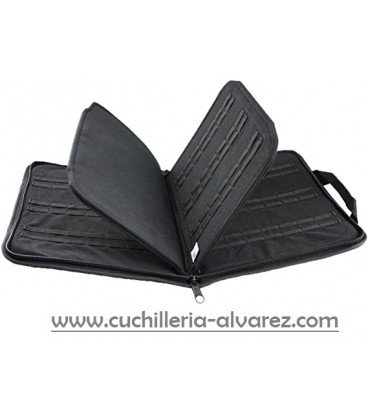 Estuche CASE de cuero para 42 navajas 01075