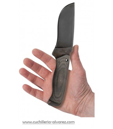 Cuchillo Case Winkler Knives® Smooth Tan Canvas Laminado Recurve 43177