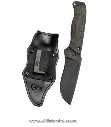 Cuchillo Case Winkler Knives® Smooth Tan Canvas Laminado Recurve 43177