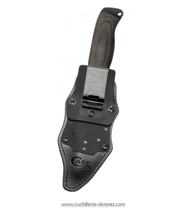 Cuchillo Case Winkler Knives® Smooth Tan Canvas Laminado Recurve 43177