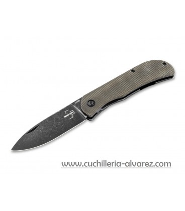 Navaja boker plus Exskelibur II Framelock Micarta 01BO367