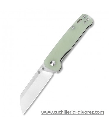 QSP Knife Penguin QS130V Linerlock Jade