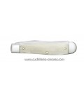 Navaja CASE TRAPPER U.S. Navy Embellished Smooth Natural Bone