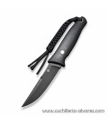 CIVIVI Tamashii Fixed Blade Black G10 handle CIVC190463