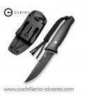 CIVIVI Tamashii Fixed Blade Black G10 handle CIVC190463