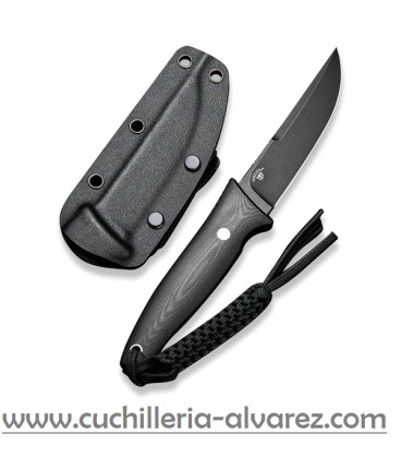 CIVIVI Tamashii Fixed Blade Black G10 handle CIVC190463