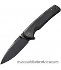 Navaja We Knife Co Subjugator Framelock Black Framelock 21014C5