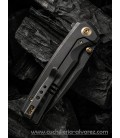 Navaja We Knife Co Subjugator Framelock Black Framelock 21014C5