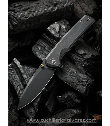 Navaja We Knife Co Subjugator Framelock Black Framelock 21014C5