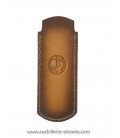 Funda de piel FJC4D MARRON artesana JOSE CARBALLIDO doble