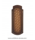 Funda de piel FJC4D MARRON artesana JOSE CARBALLIDO doble