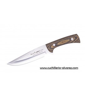 Muela JABALI-17G Micarta Yute mostaza-marron